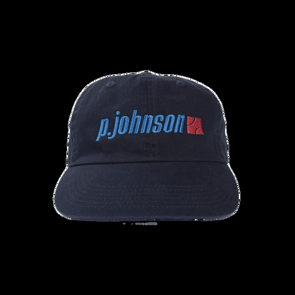 p. johnson Navy Tennis Dad Cap