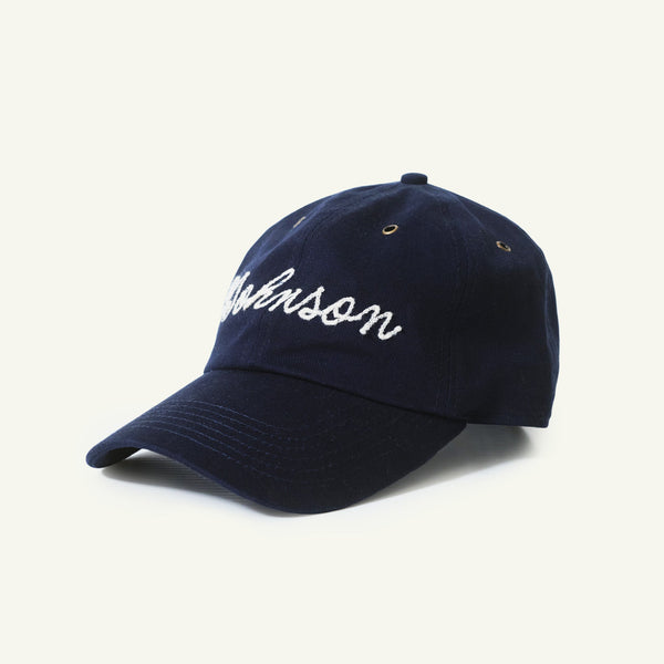 P. Johnson Navy Western Cap