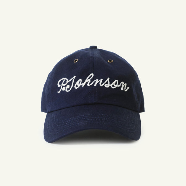 p. johnson Navy Western Cap
