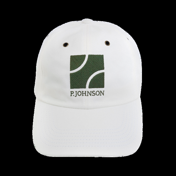 p. johnson Off White Tennis Cap