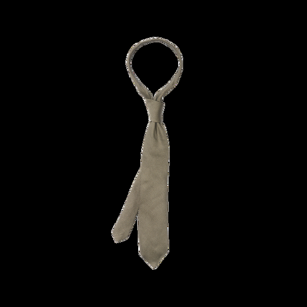 p. johnson Olive Small Grenadine Tie