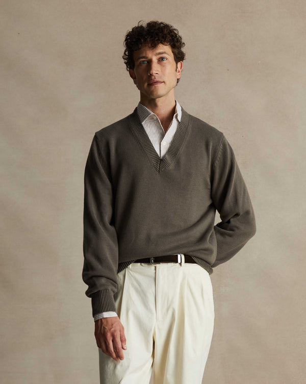 P. Johnson Openers Sweater - Moss