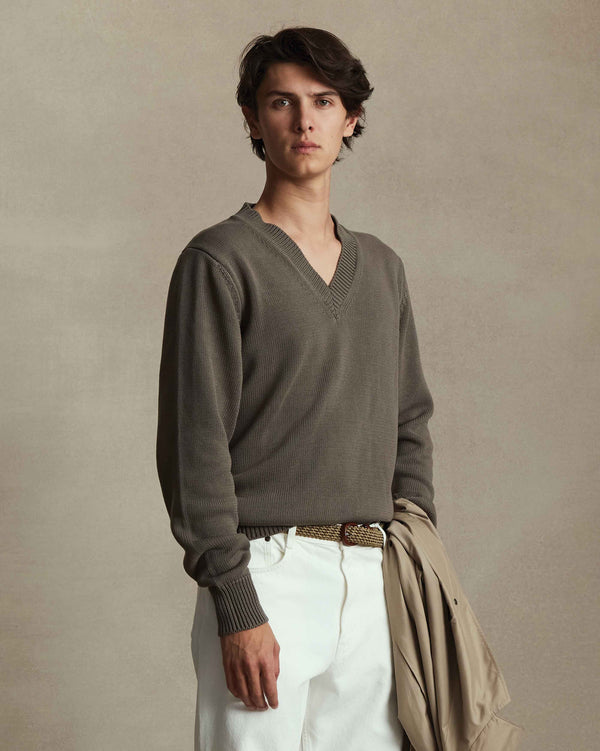 p. johnson Openers Sweater - Moss