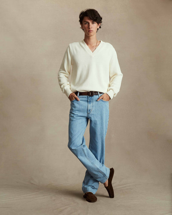 P. Johnson Openers Sweater - Off White