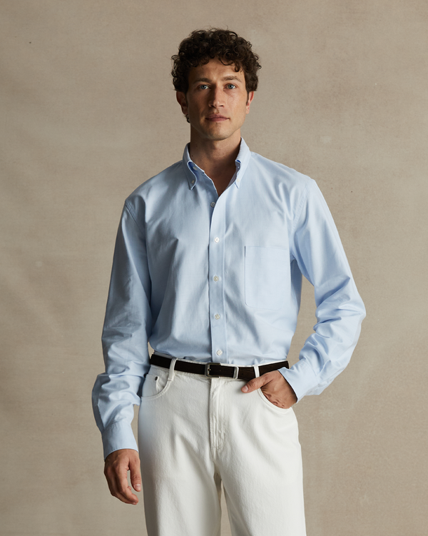 p. johnson Oxford Shirt - Light Blue