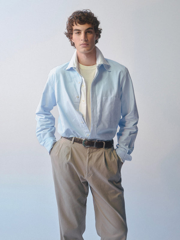 P. Johnson Oxford Shirt - Light Blue