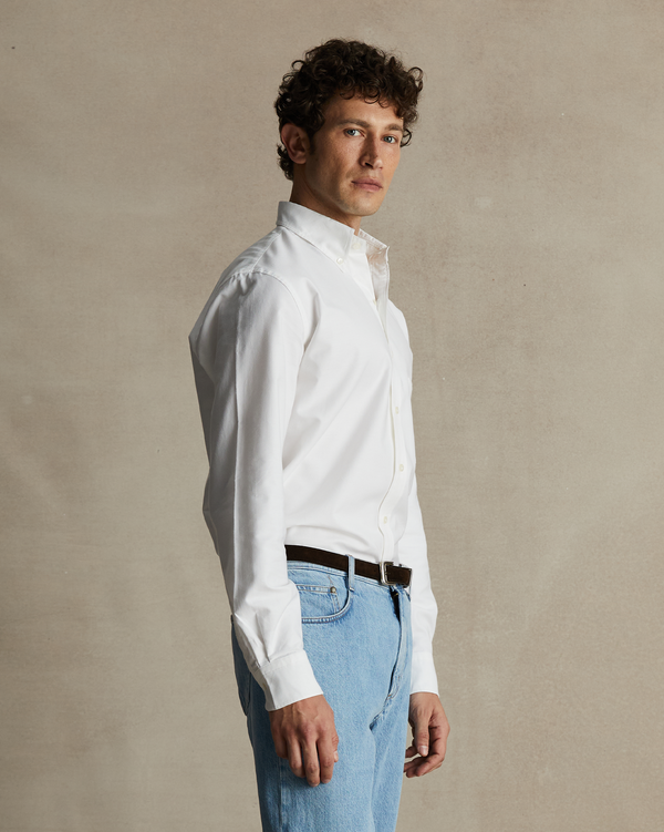 P. Johnson Oxford Shirt - White