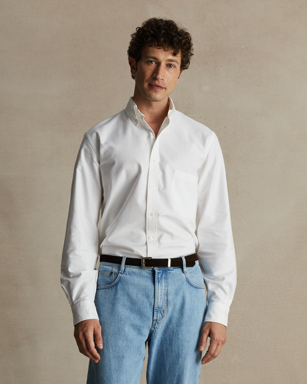 p. johnson Oxford Shirt - White