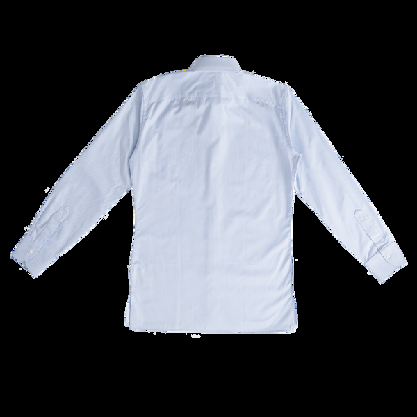 P. Johnson Perfect Shirt - Blue Stripe Twill