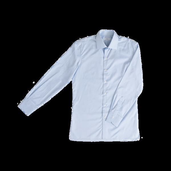 p. johnson Perfect Shirt - Blue Stripe Twill