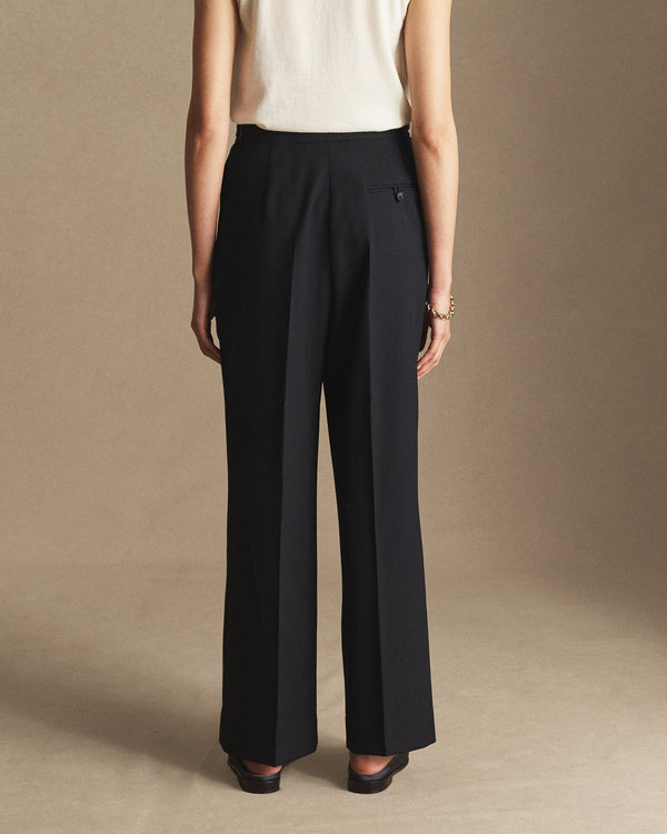 P. Johnson Perriand Trouser - Navy Wool Twill