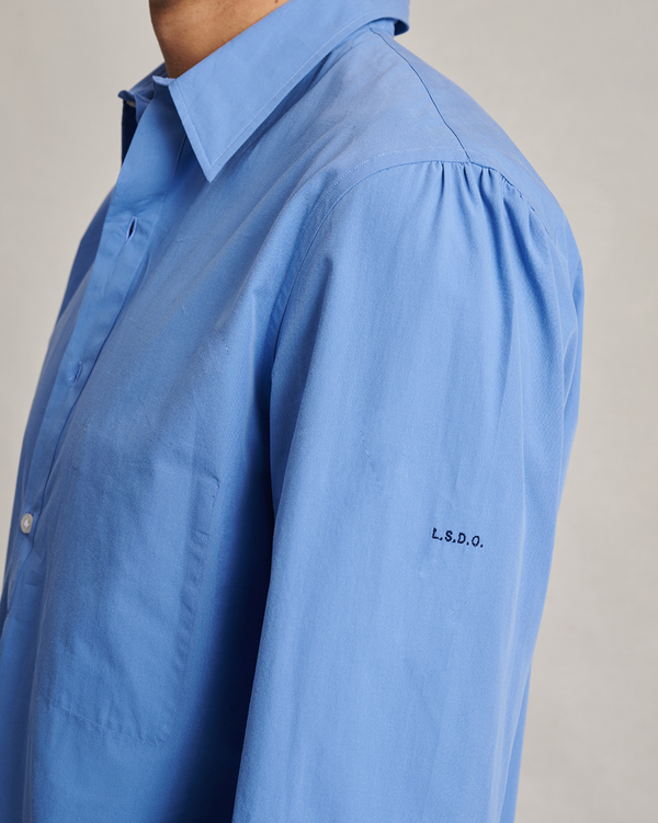 P. Johnson Poplin Popover - Cornflower