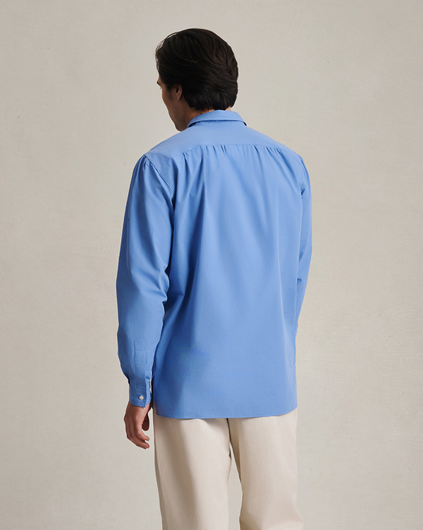 P. Johnson Poplin Popover - Cornflower