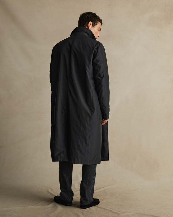 P. Johnson Rain Mac - Black