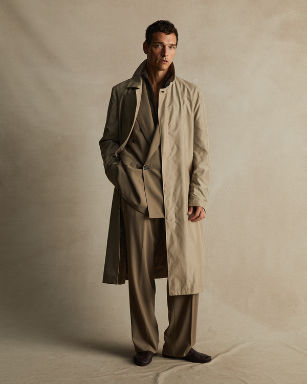 p. johnson Rain Mac - Champagne