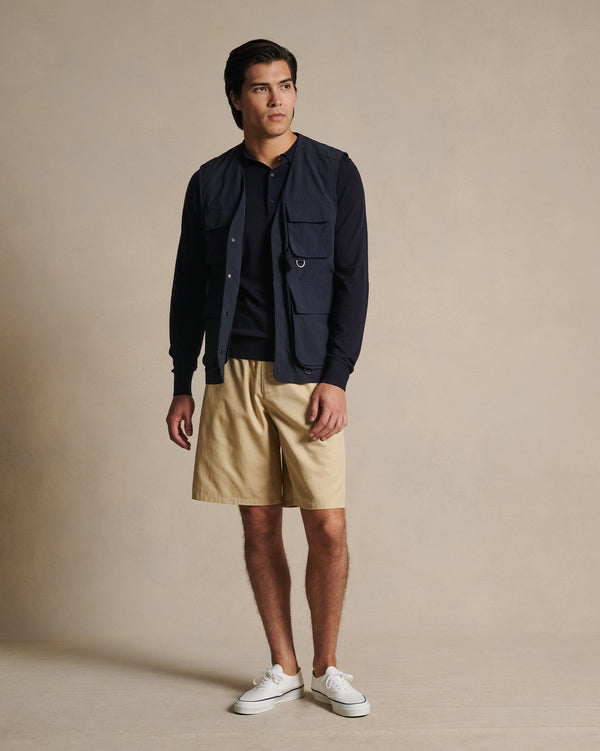 P. Johnson Ripstop Angler's Vest - Navy