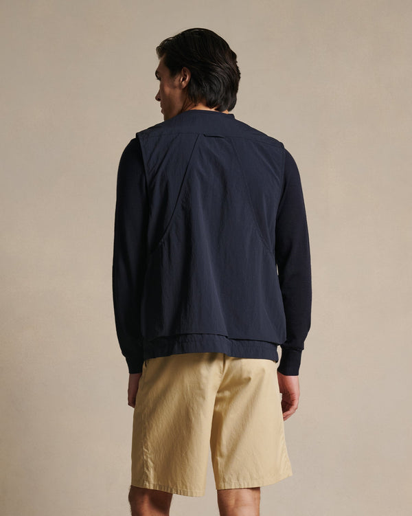 P. Johnson Ripstop Angler's Vest - Navy