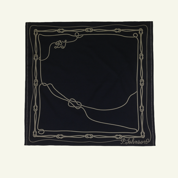 p. johnson Rope Neckerchief - Navy