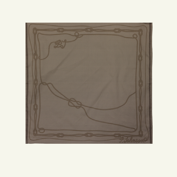 P. Johnson Rope Neckerchief - Taupe
