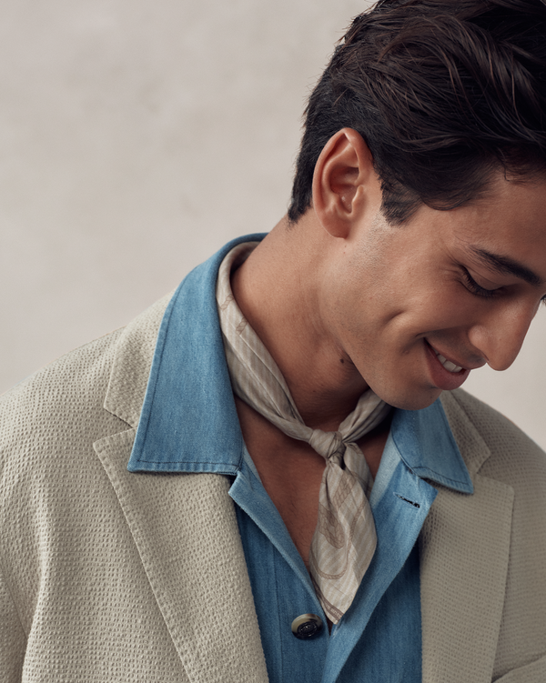 p. johnson Rope Neckerchief - Taupe