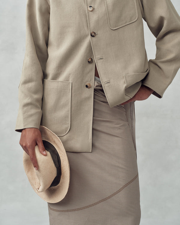 P. Johnson Rope Sarong - Taupe