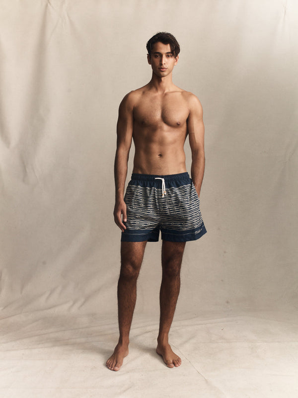 P. Johnson Rope Swim Shorts - Navy