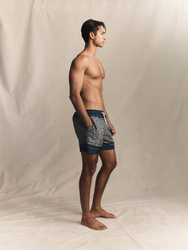 P. Johnson Rope Swim Shorts - Navy