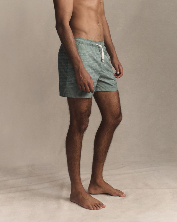 P. Johnson Rope Swim Shorts - Seafoam