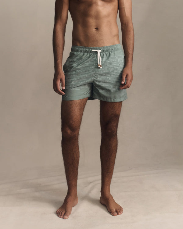 P. Johnson Rope Swim Shorts - Seafoam