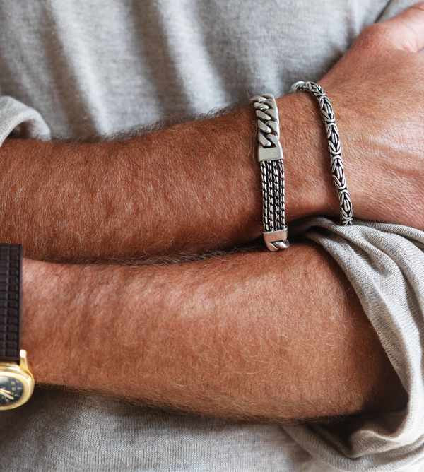 P. Johnson Silver Bracelet - Small