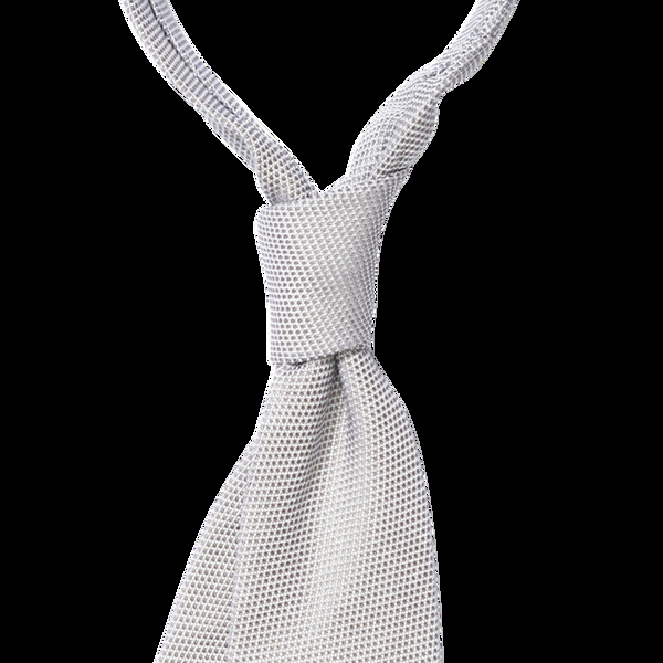 P. Johnson Silver Small Grenadine Tie