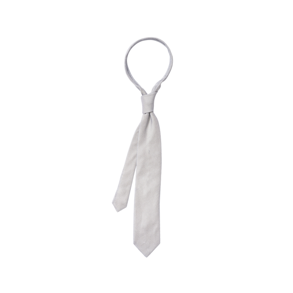 p. johnson Silver Small Grenadine Tie
