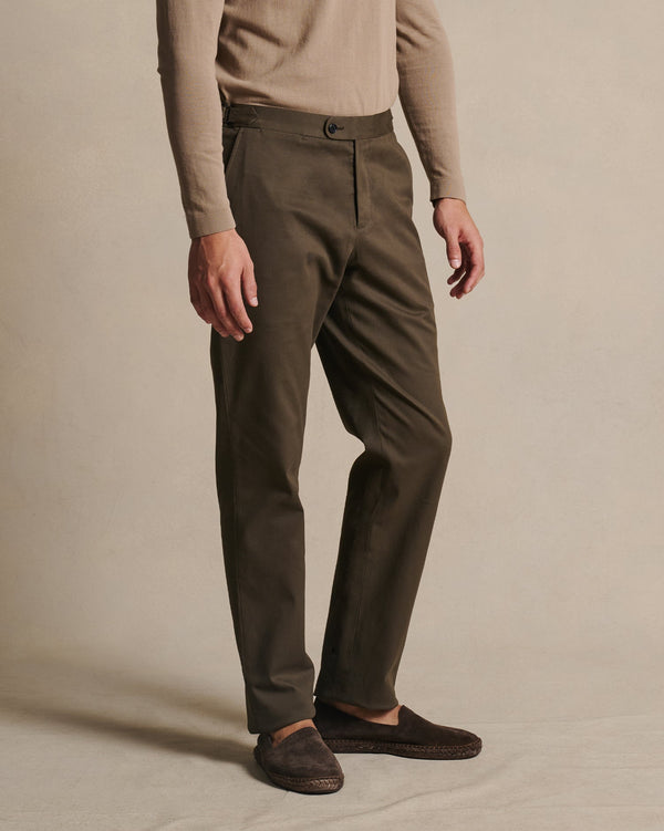 P. Johnson Slim Chino - Khaki