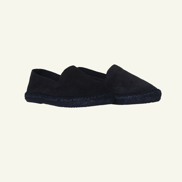p. johnson Suede Tonal Espadrille - Navy