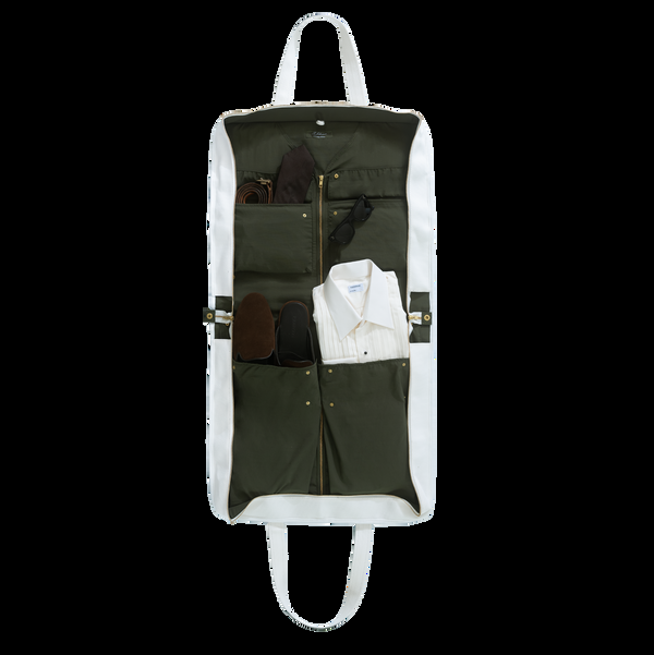 P. Johnson Suit Travel Bag - Off White / Olive