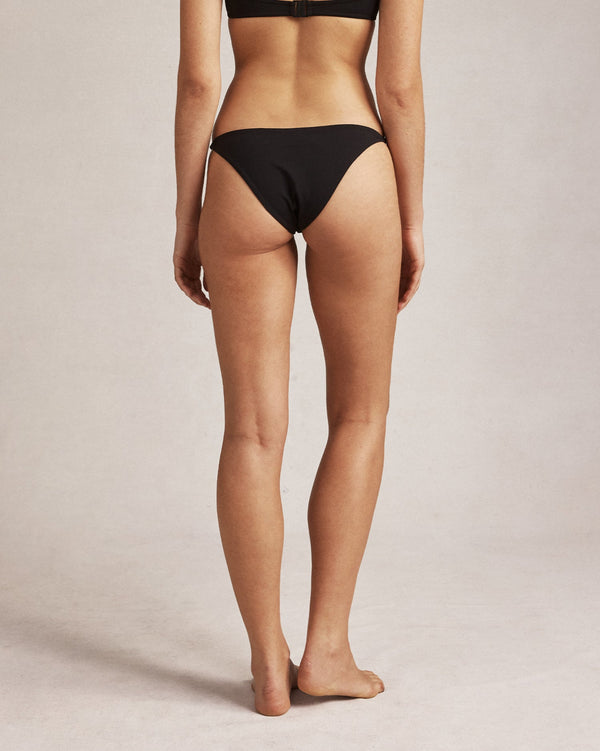 P. Johnson Tamsin Bikini Bottom - Black
