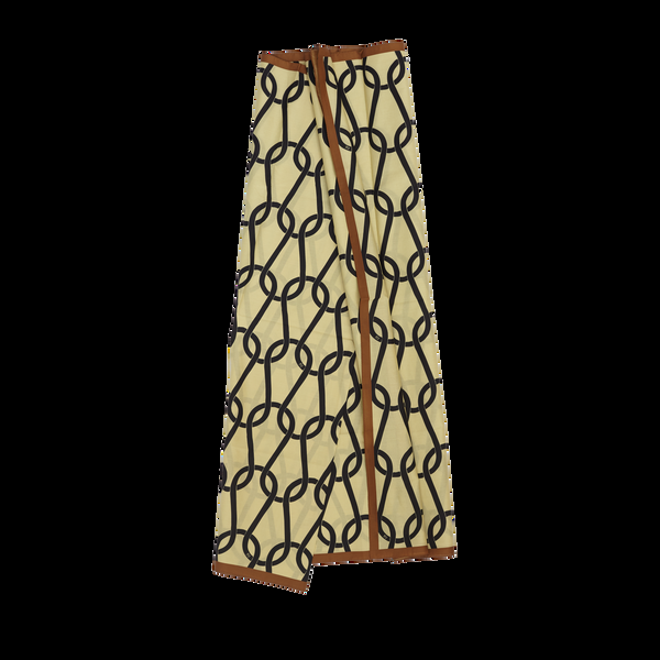 p. johnson Taupe Chainmail Cotton Sarong
