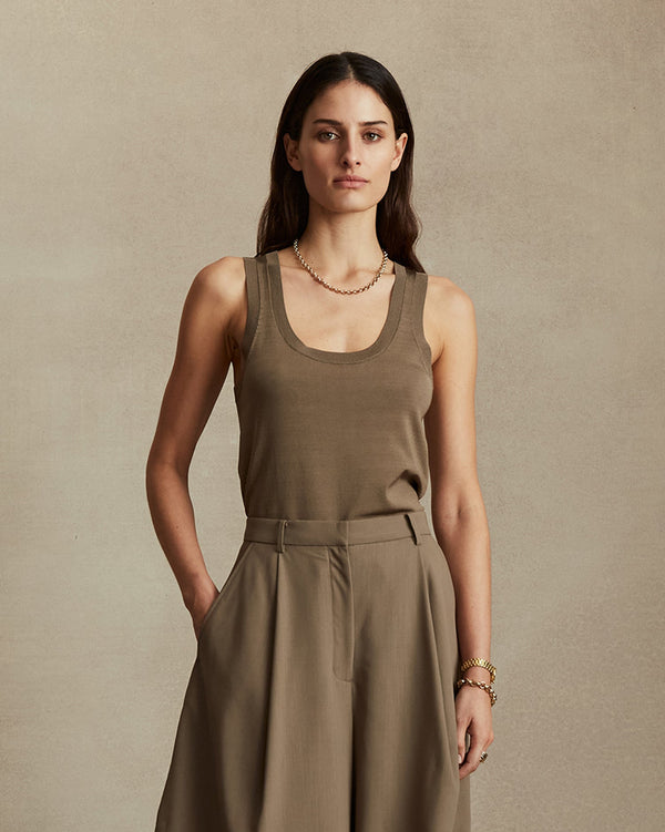 p. johnson Tessa Tank - Olive