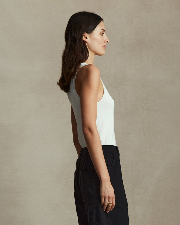 P. Johnson Tessa Tank - White