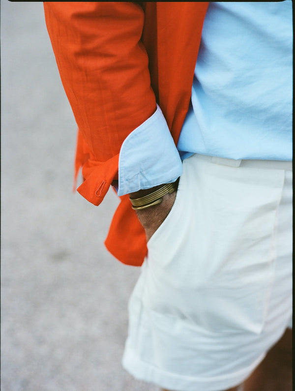 P. Johnson Thick Brass Bracelet