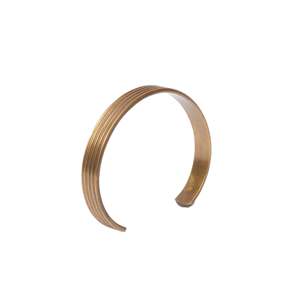 p. johnson Thick Brass Bracelet