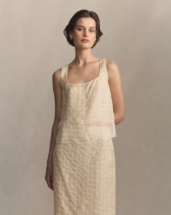 p. johnson Tia Cami - Gold Check