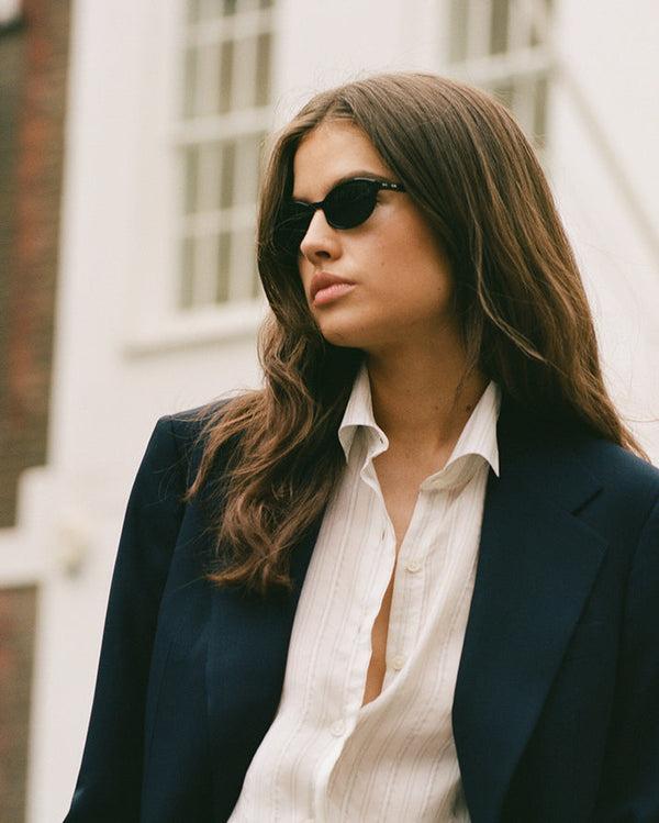 P. Johnson Tilda Black Sunglasses