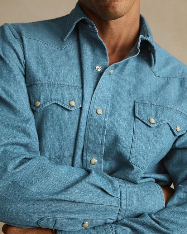 P. Johnson Western Shirt - Heavy Denim