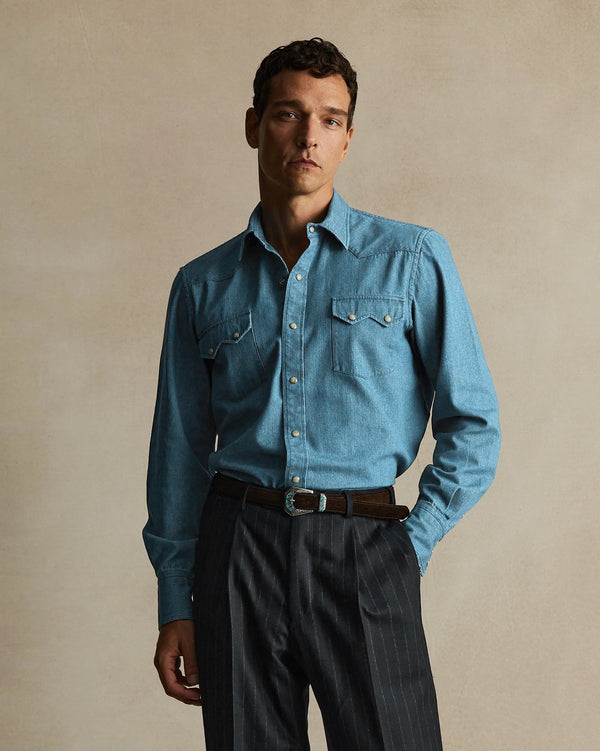 p. johnson Western Shirt - Heavy Denim