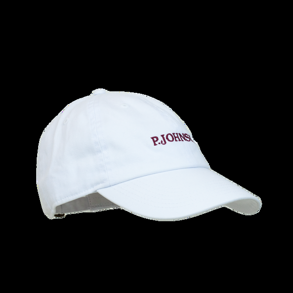 P. Johnson White Angling Dad Cap