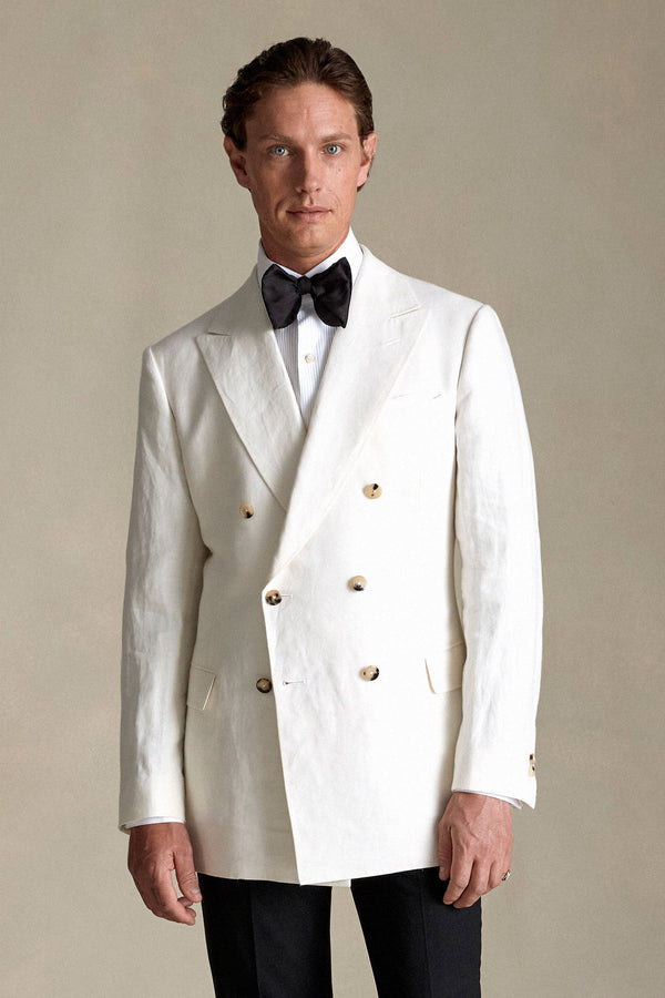 P. Johnson White Mother Of Pearl Shirt Studs