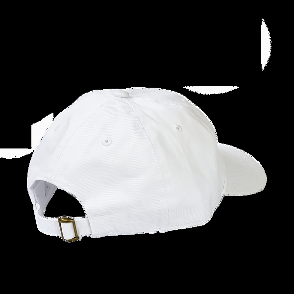 P. Johnson White Tennis Dad Cap