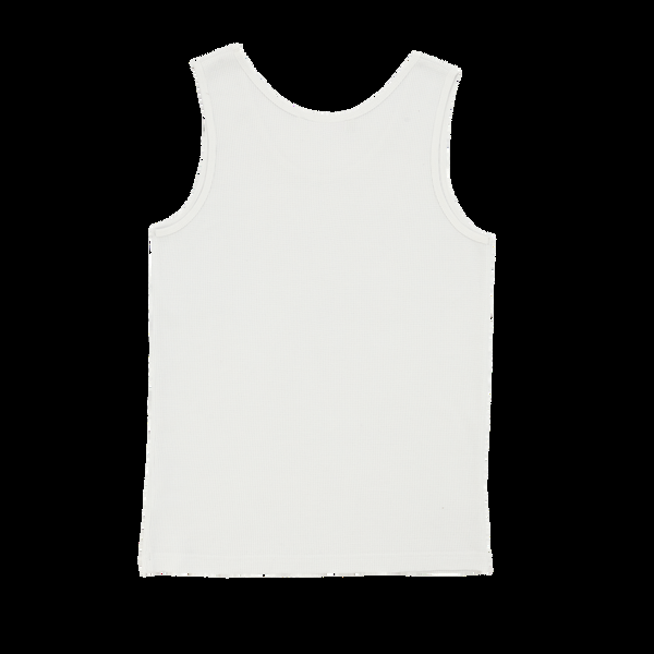 P. Johnson White Waffle Tank