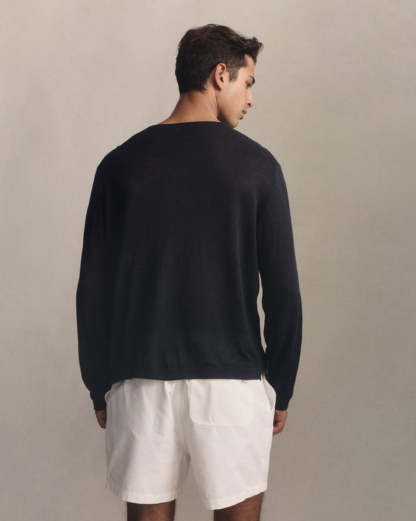 P. Johnson Yachtie Sweater - Navy